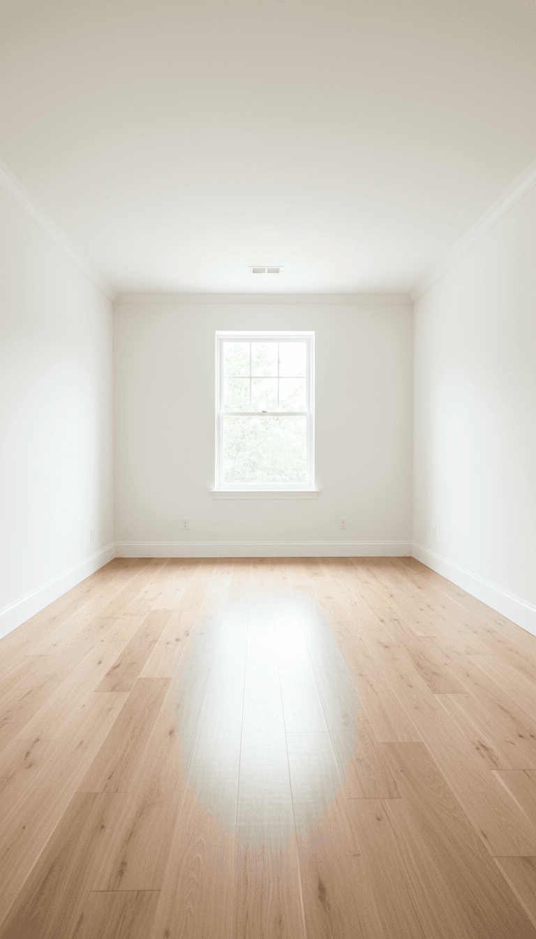 Clean and ready room after post construction cleanup